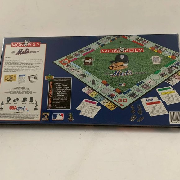 Vintage Monopoly New York Mets MLB Collector’s Edition Board Game 2001 Sealed - Picture 3 of 9